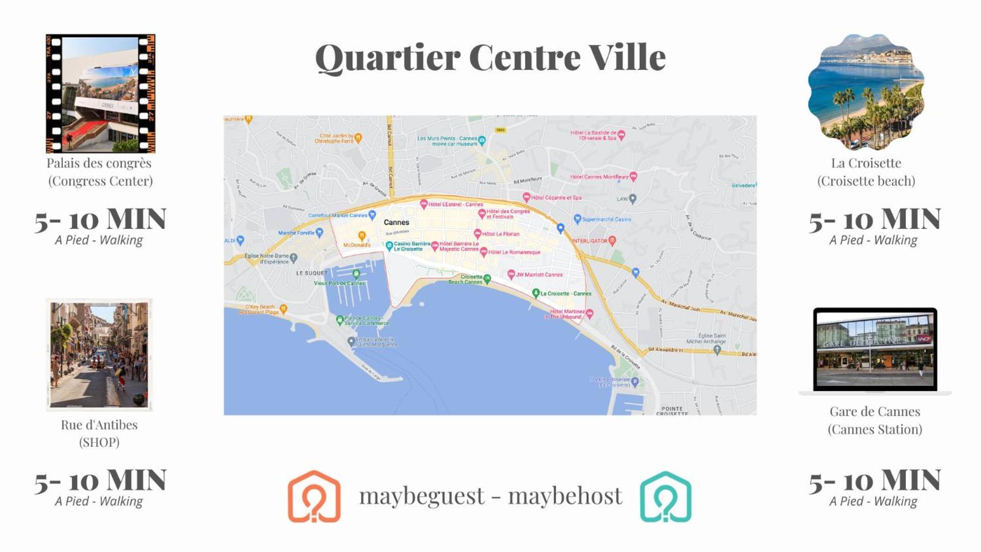 B075-studio Agreable Centre Cannes